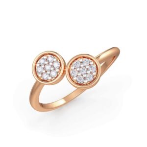 Flower Bud Diamond Ring
