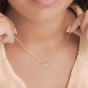 DPD-23891 5 diamond pendant