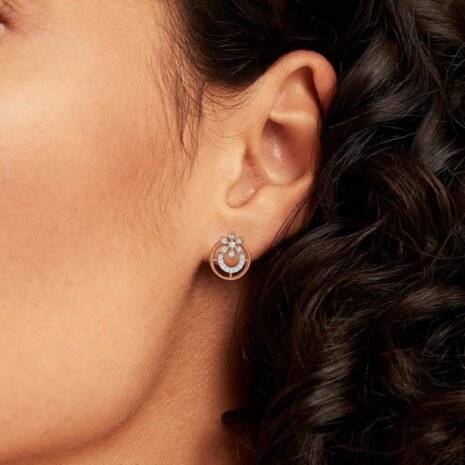 DER-31168 5 diamond earrings