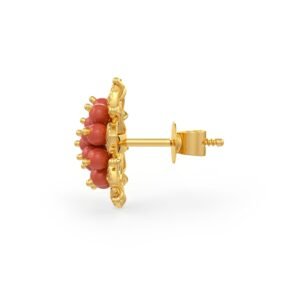 SER-30949 (1) Coral Earrings