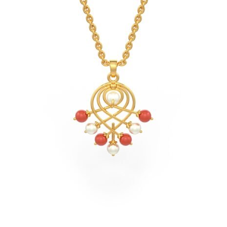 SPD-30798 (2) Pearl coral Pendant