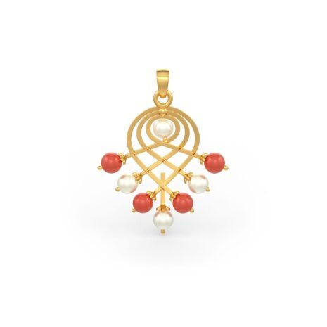 SPD-30798 (5) Pearl coral Pendant