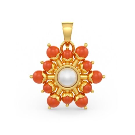 SPD-32467 (3) Coral Pearl Earrings