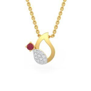 Ruby Diamond Pendant