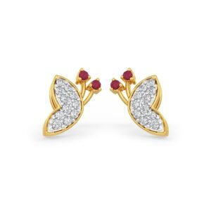 Teeny Fly Diamond Earrings