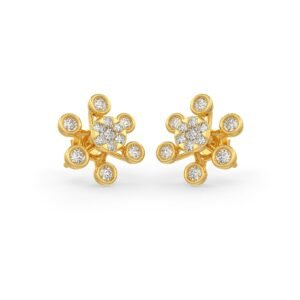 Lilypad Diamond Earrings