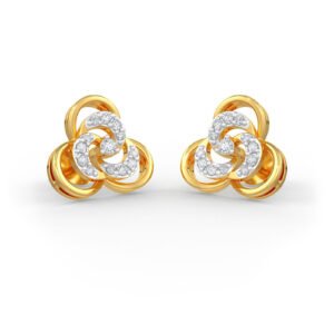 Mushroom Diamond Earrings