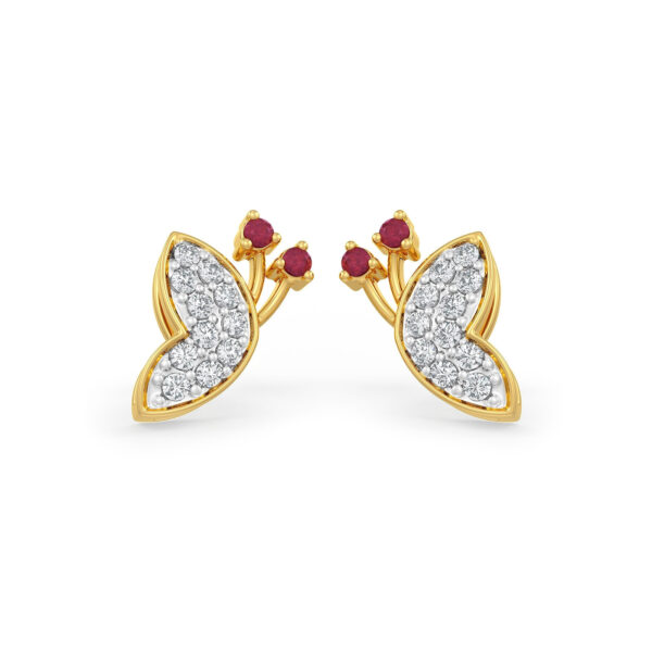 Teeny Fly Diamond Earrings