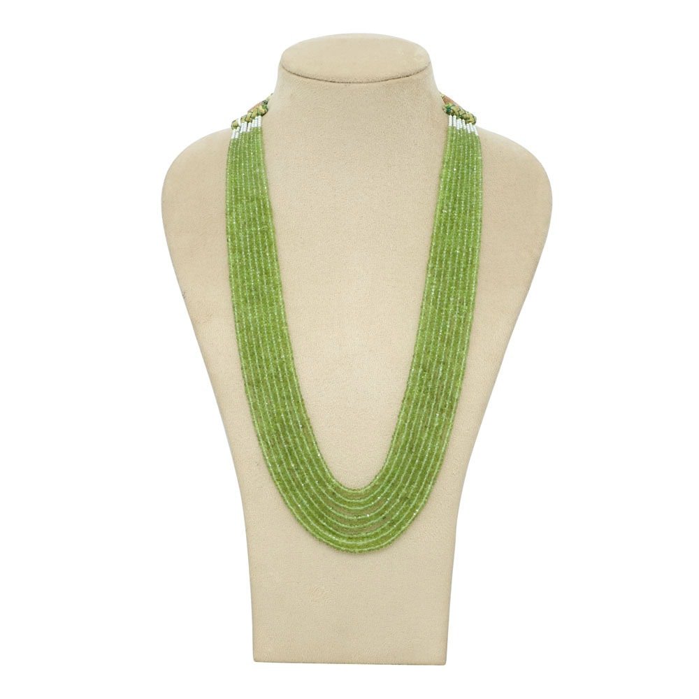 Peridot Quartz stone Necklace