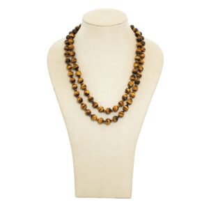 Tiger Eye Round beads Necklace