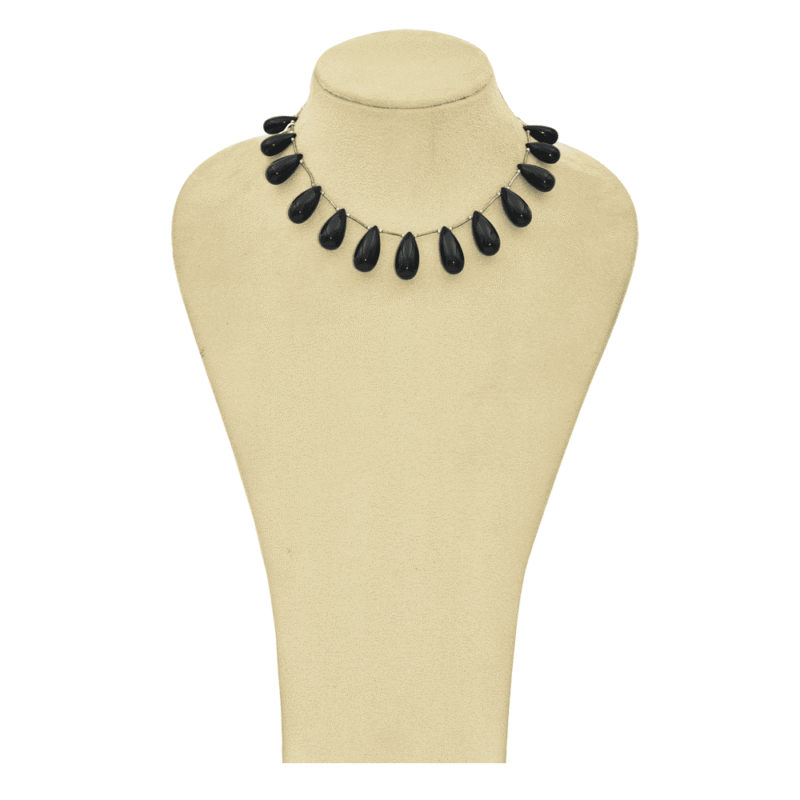 Black Moonstone Mala