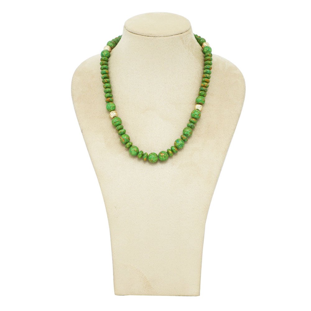 Jasper Green beads Necklace
