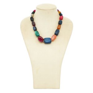 Multi Colour Agate Necklace