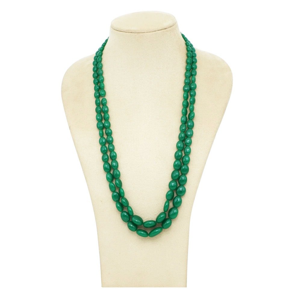 Green Beryl Beads Necklace