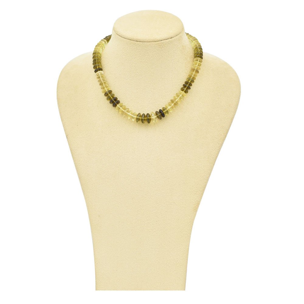 Lemon Topaz Beads Necklace