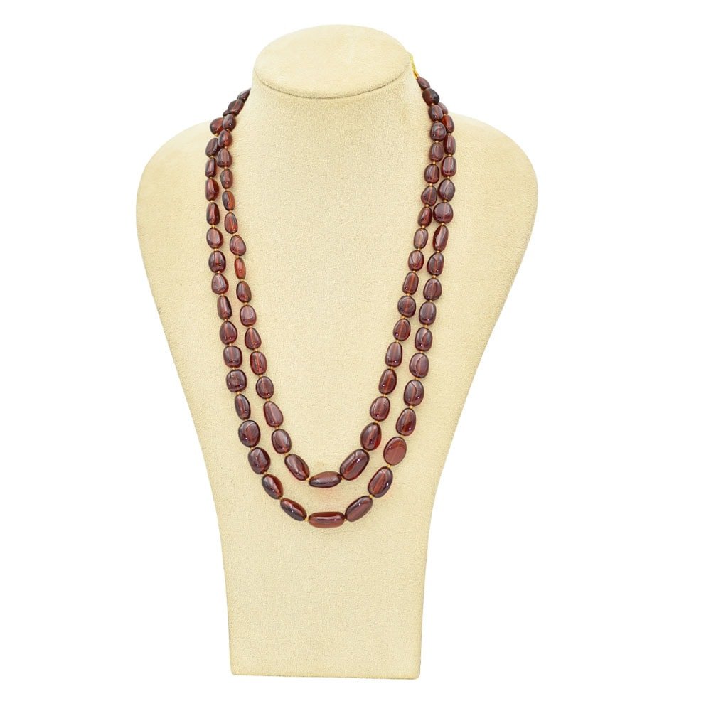 Hessonite Gomed Necklace