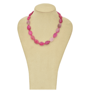 Natural Pink Agate Necklace