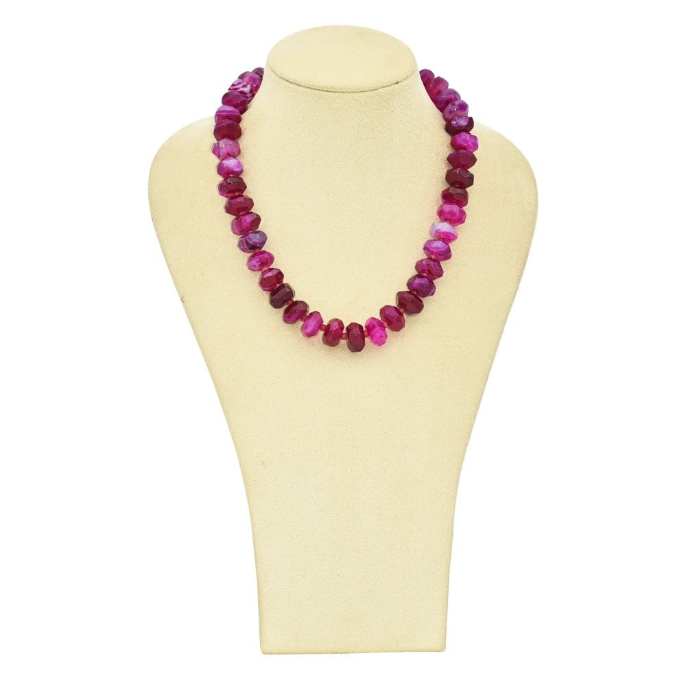 Pink Agate Necklace