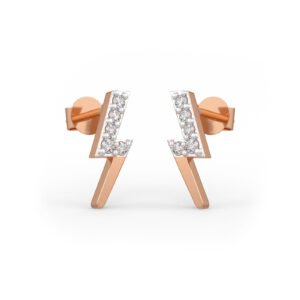 Thunderbolt Diamond Earrings