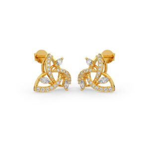 Triflora Diamond Earrings