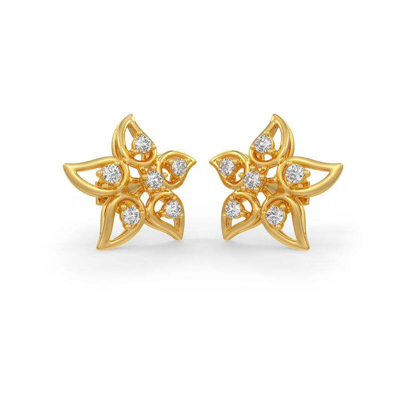 Cia Flower Diamond Earring