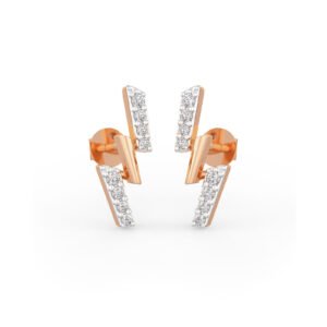 Lightning Flash Diamond Earrings