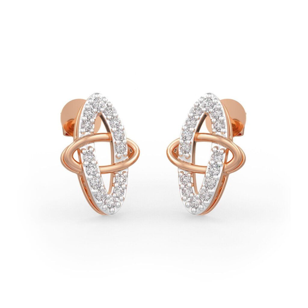 Minimalistic Diamond Earrings