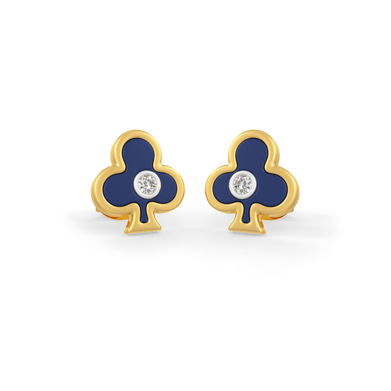 Mystic Club Diamond Earrings in 18kt Gold