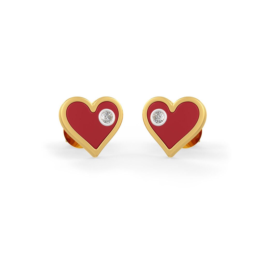Eternal Heart Diamond Earring in 18kt Gold