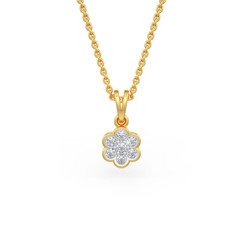 Eternal Flower Diamond Pendant