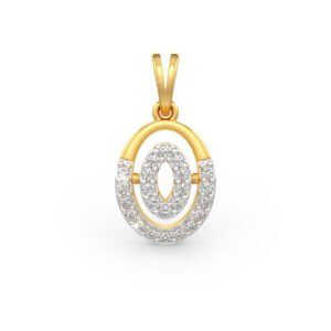 Oval Diamond Pendant