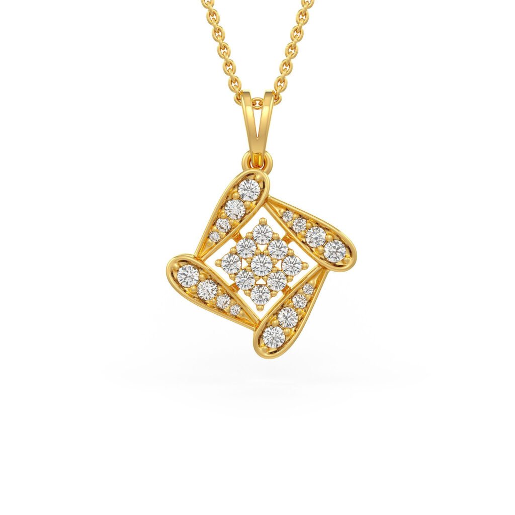Quad Diamond Pendant