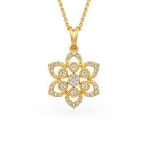Flower Diamond Pendant