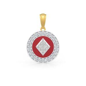 Aurora Diamond 18kt Gold Pendant