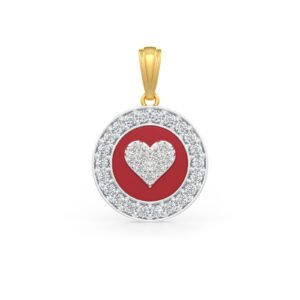Amora Heart 18kt Gold & Diamond Pendant