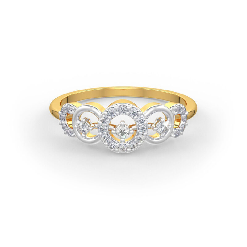 Diamond Cluster Ring