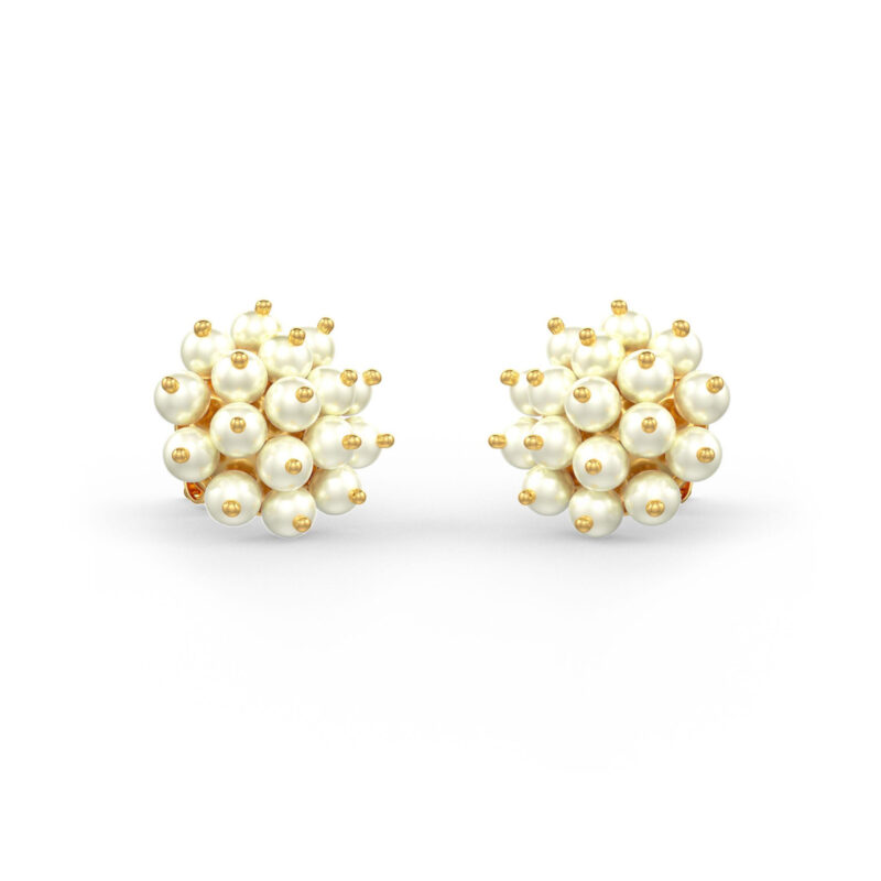 The Cluster Pearl Earrings - Small