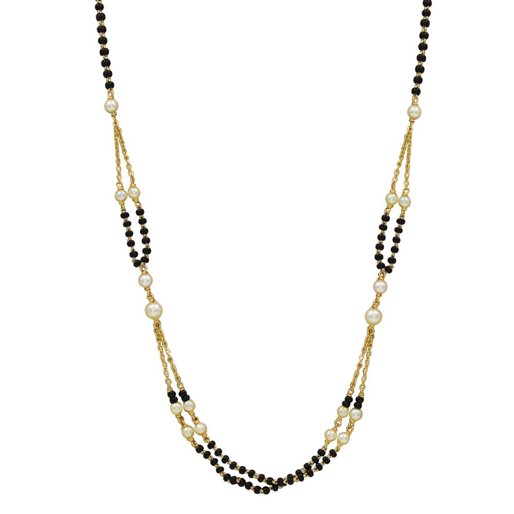 Classic Pearl Accent Mangalsutra