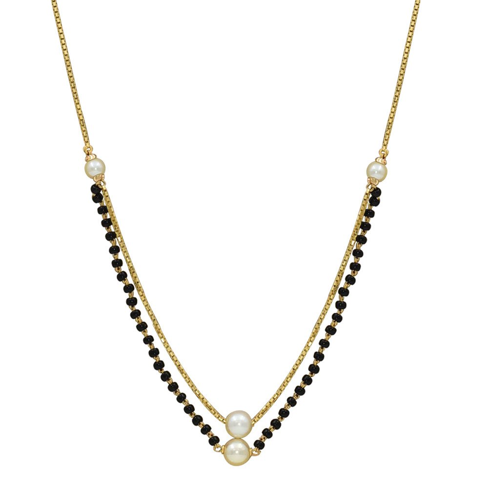 Pearl Twin Minimal Mangalsutra