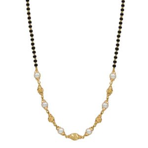 Delicate Pearl Charm Mangalsutra