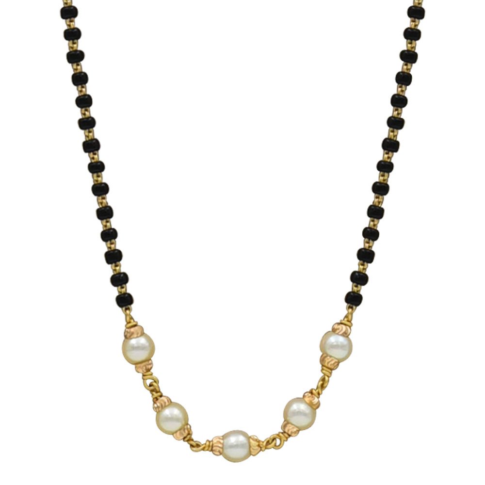 Classic Pearl Line Mangalsutra