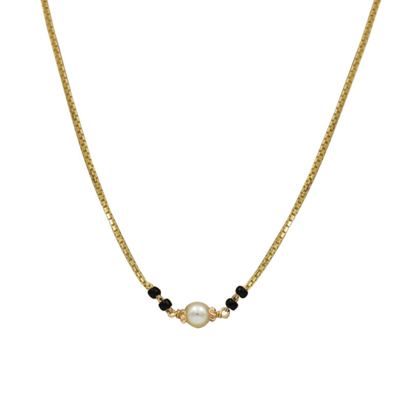 Single Pearl Accent Mangalsutra
